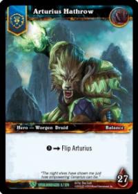 warcraft tcg worldbreaker arturius hathrow