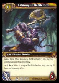 warcraft tcg black temple ashtongue battlelord