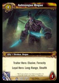 warcraft tcg black temple ashtongue rogue