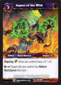 warcraft tcg worldbreaker aspect of the wild