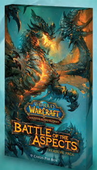 warcraft tcg warcraft sealed product battle of aspects treasure pack