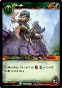 warcraft tcg foil hero cards augh foil hero