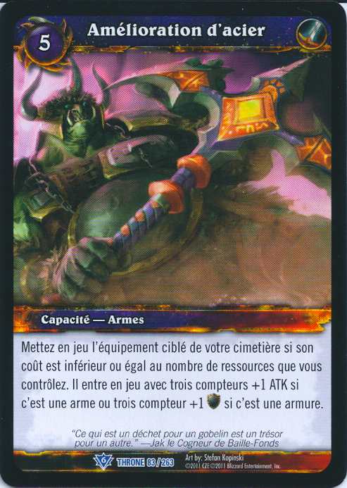 Augment Steel (French)