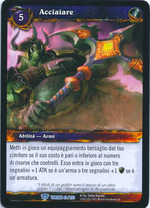 Augment Steel (Italian)