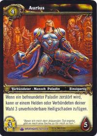 warcraft tcg wrathgate aurius german