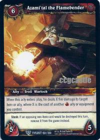 warcraft tcg twilight of the dragons azami tal the flamebender