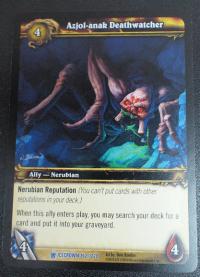 warcraft tcg icecrown azjol anak deathwatcher