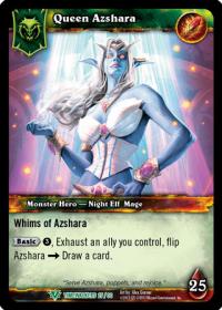 warcraft tcg war of the ancients queen azshara standard