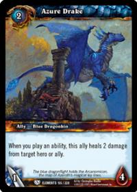 warcraft tcg war of the elements azure drake