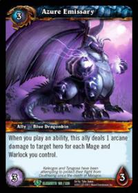 warcraft tcg war of the elements azure emissary