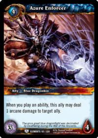 warcraft tcg war of the elements azure enforcer