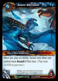 warcraft tcg war of the elements azure skyrazor