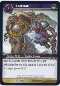 warcraft tcg class decks 2010 backstab