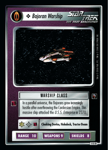 Bajoran Warship