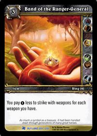 warcraft tcg fires of outland band of the ranger general