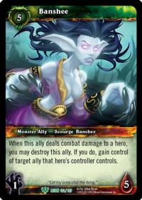 warcraft tcg reign of fire banshee