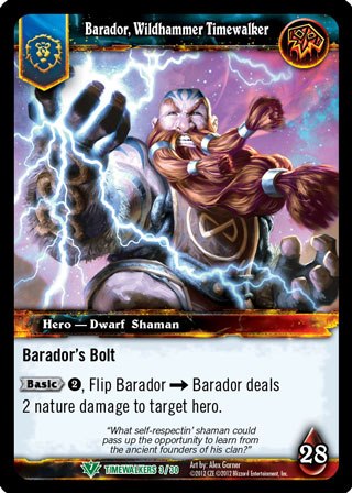 Barador, Wildhammer Timewalker (Foil Hero)