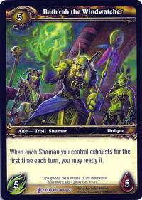 warcraft tcg icecrown bath rah the windwatcher