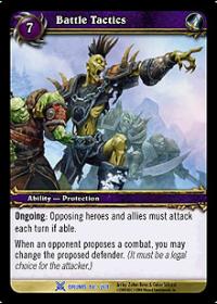 warcraft tcg drums of war battle tactics