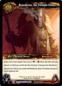 warcraft tcg battle of aspects benedictus the twilight father