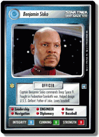 star trek 1e reflections 1 benjamin sisko foil