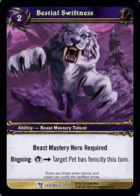 warcraft tcg march of legion bestial swiftness