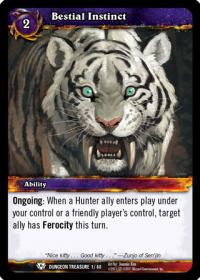 warcraft tcg dungeon deck treasure bestial instinct