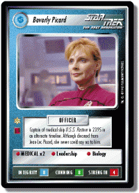 star trek 1e reflections 1 beverly picard foil