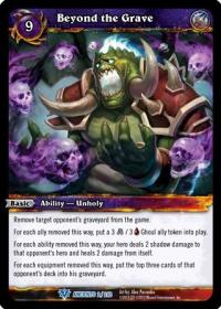 warcraft tcg war of the ancients beyond the grave
