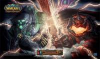 warcraft tcg playmats human vs undead playmat