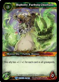 warcraft tcg betrayal of the guardian bigbelly furbolg chieftain