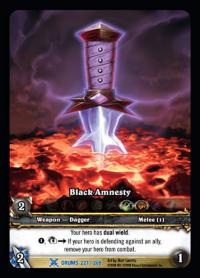 warcraft tcg extended art black amnesty ea