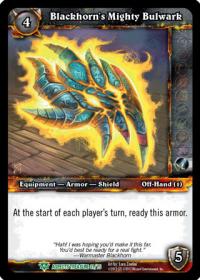 warcraft tcg battle of aspects blackhorn s mighty bulwark