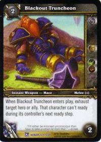 warcraft tcg fields of honor blackout truncheon