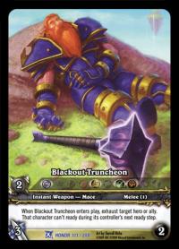 warcraft tcg extended art blackout truncheon ea