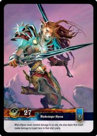 warcraft tcg twilight of the dragons bladesinger alyssa