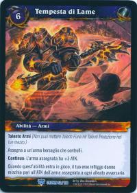 warcraft tcg crown of the heavens foreign bladestorm italian