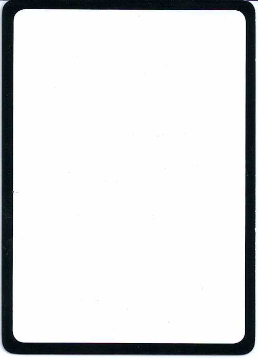 Blank Error Card