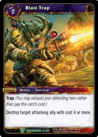 warcraft tcg worldbreaker blast trap