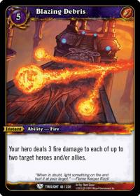 warcraft tcg twilight of the dragons blazing debris