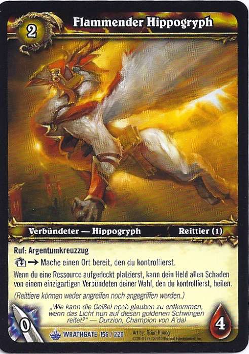 Blazing Hippogryph (German)