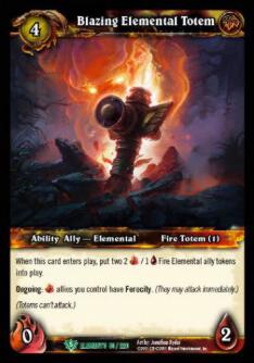 Blazing Elemental Totem (FOIL)