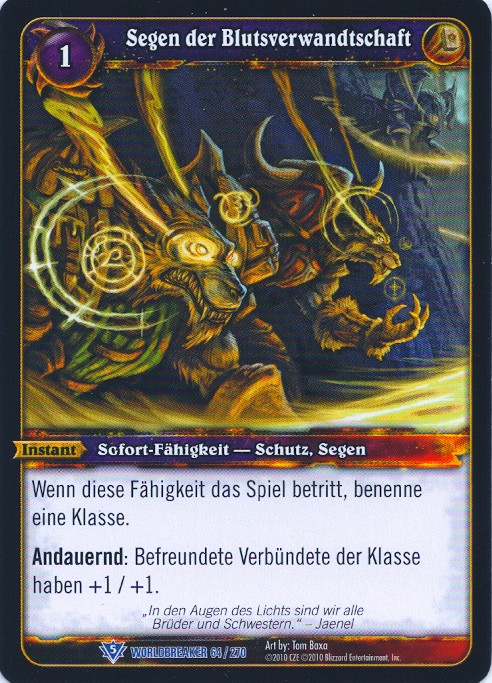 Blessing of the Kindred (German)