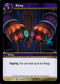 warcraft tcg march of legion bling