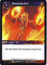 warcraft tcg class deck 2013 spring blistering fire cd