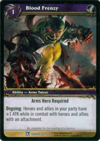 warcraft tcg fields of honor blood frenzy