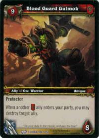 warcraft tcg the hunt for illidan blood guard gulmok