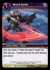 warcraft tcg death knight starter blood strike