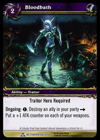 warcraft tcg servants of betrayer bloodbath