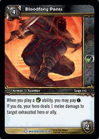 warcraft tcg molten core bloodfang pants